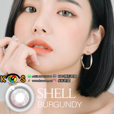 Doonoon JINJU SHELL Burgundy 1day 두눈 진주 쉘 버건디 원데이
